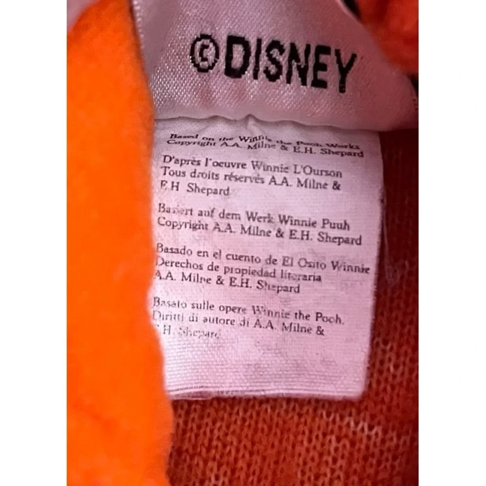 Disney Store Tigger Costume‎ Baby 6–12 Months Sherpa Hooded One Piece Vintage